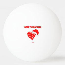 Jultomten Heart Pong Pong Boll