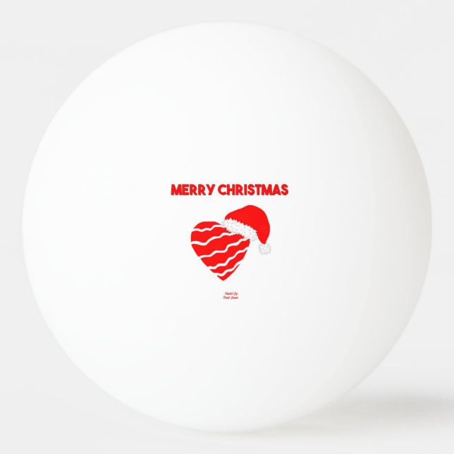 Jultomten Heart Pong Pong Boll (Framsidan)