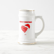 jultomten Heart Stein Mugg