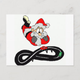 Jultomten Helg Vykort