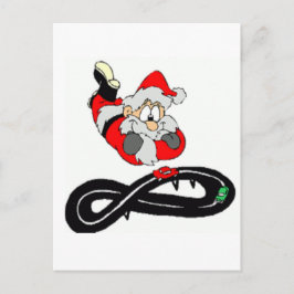 Jultomten Helg Vykort