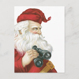 Jultomten Helg Vykort