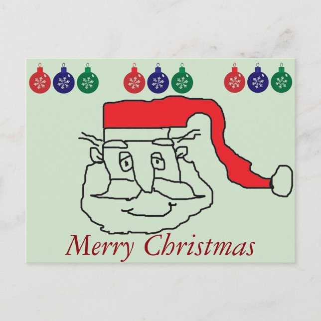 Jultomten Helg Vykort (Framsida)