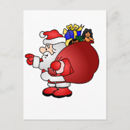 Jultomten Helg Vykort