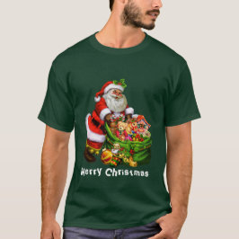 Jultomten Helgdag t-shirt-manar T Shirt