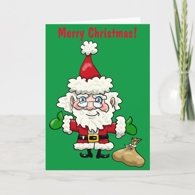 Jultomten Helgkort (Framsida)