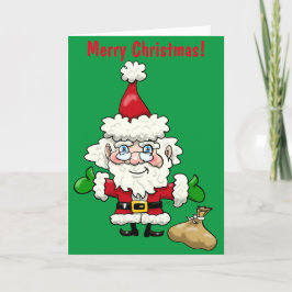 Jultomten Helgkort