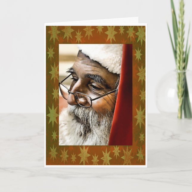 Jultomten Helgkort (Framsida)