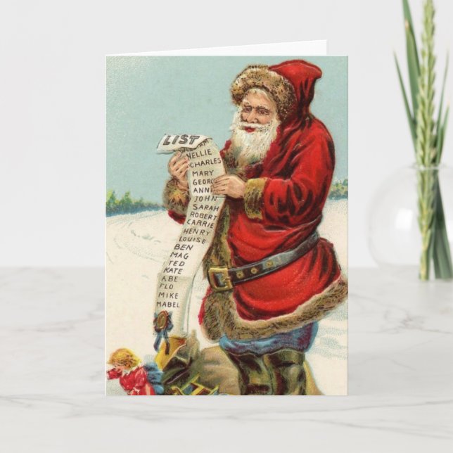 Jultomten Helgkort (Framsida)