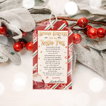 Jultomten Hett Chocolate Bomb Kväll-julboxen Presentetikett<br><div class="desc">Jultomten Hett Chocolate Bomb Kväll Box Gift Märkres</div>