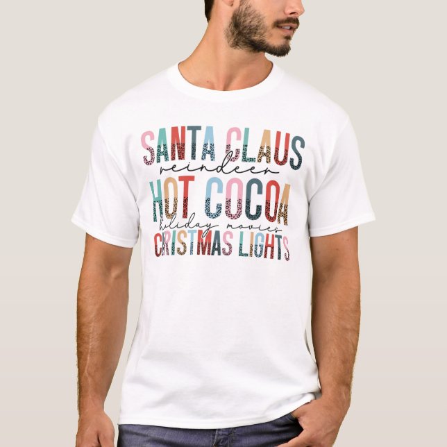 Jultomten Hett Kakaojul T Shirt (Framsida)