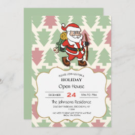 Jultomten hiker inbjudningar