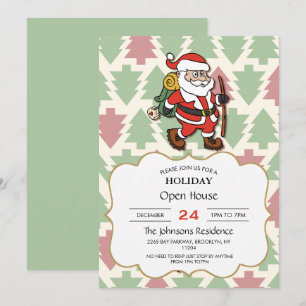 Jultomten hiker inbjudningar