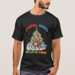 Jultomten Ho Beach Funny Sommarjuli Starfis T Shirt<br><div class="desc">Gå in i helgdag med den här humoristiska tomten-relaxeringen på strandkonstruktionen. Perfekt för att sprida sommarfusket i juli med en festlig beröring av svältfisken önskemål.</div>