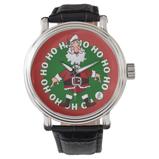 Jultomten Ho Ho Ho Ho Armbandsur (Framsida)