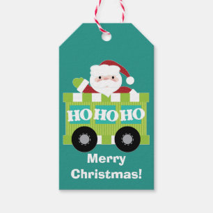 Jultomten HoHoHo Cart-jul Presentetikett
