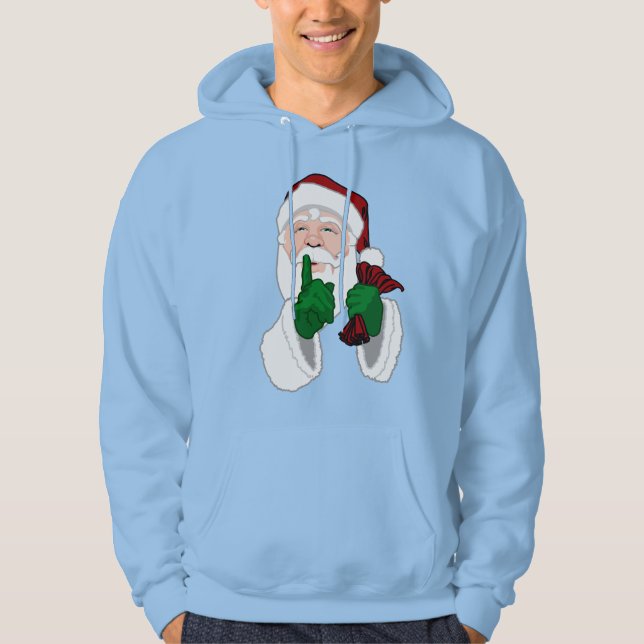 Jultomten Hoodie Sweatshirt Santa Sweatshirtss (Framsida)