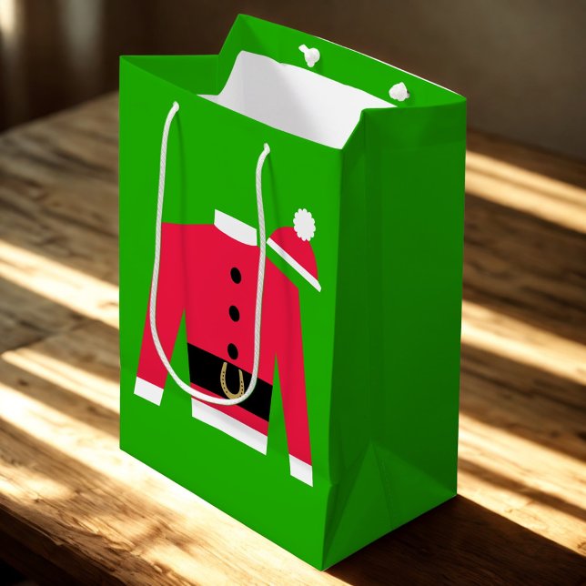 Jultomten Horse Tävla Jockey Silke (Winner! This Santa Claus jockey silks gift bag is so so so much fun!)