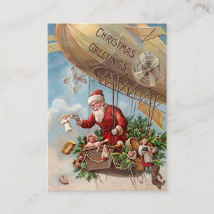 Jultomten i Airship Visitkort