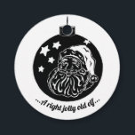 Jultomten i Chalkboard Gåvor Etiketter<br><div class="desc">Julsamlingen i Chalkboard. Artwork by Kristina VanOss.</div>