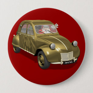 Jultomten i Citroen 2CV Knapp