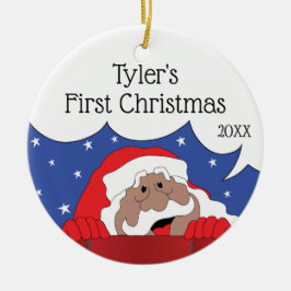 Jultomten i färg Says Julgransprydnad Keramik