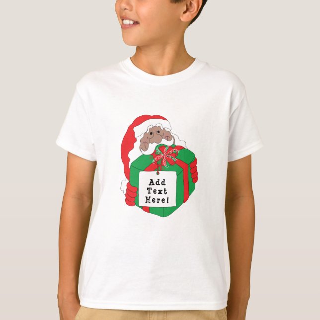 Jultomten i Färg Says T Shirt (Framsida)
