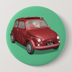 Jultomten i Fiat 500 Knapp