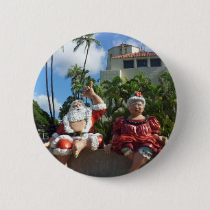 Jultomten i Hawaii Knapp