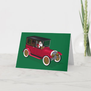 JULTOMTEN i HOT ROD Helgkort