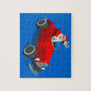 jultomten i Hot rod Pussel