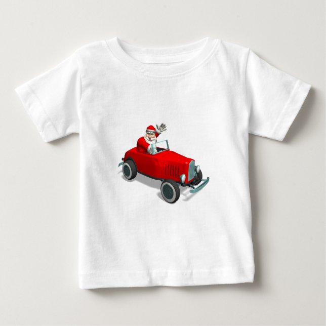 JULTOMTEN i HOT ROD Tee (Framsida)