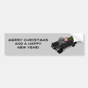 Jultomten i Kuebelwagen Bildekal