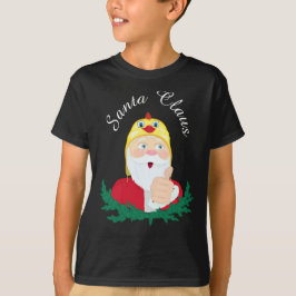 Jultomten i kycklinghatt, tummar, jul tee shirt
