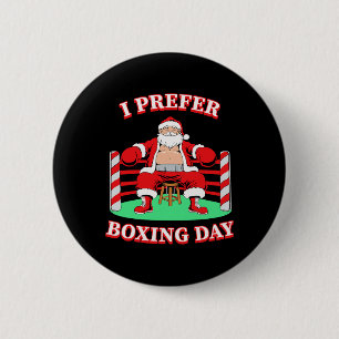 Jultomten I Prefer Boxing Group Matching Christm Knapp