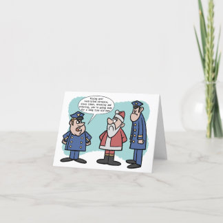 Jultomten i problematik tack kort