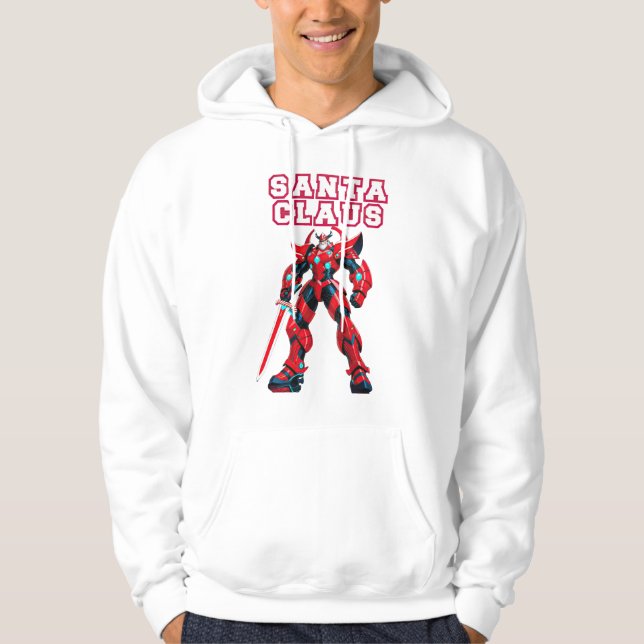 Jultomten i Redot: Ultimate Julkrigaren Hoodie (Framsida)
