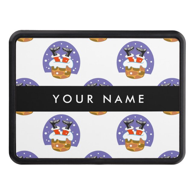 Jultomten i Skorsten, Snö, jul, nyår Dragkroksskydd (Framsidan)