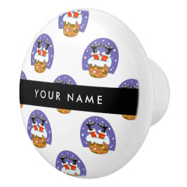 Jultomten i Skorsten, Snö, jul, nyår Knopp