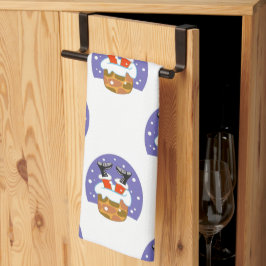 Jultomten i Skorsten, Snö, jul, nyår Kökshandduk