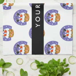 Jultomten i Skorsten, Snö, jul, nyår Kökshandduk