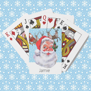 Jultomten i Snö-lagerstuffert Lägg till Namn Casinokort