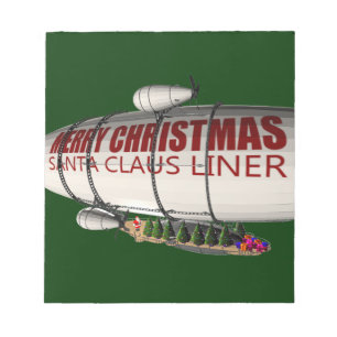 Jultomten i Zeppelin Anteckningsblock