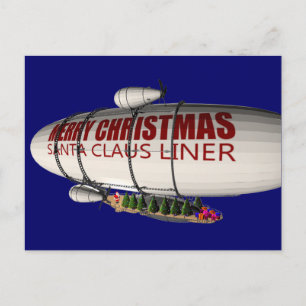 Jultomten i Zeppelin Helg Vykort