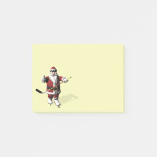 Jultomten Ice Hockey Player Post-it Block