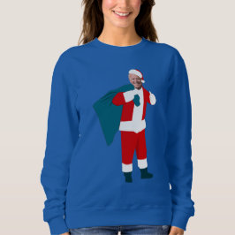 jultomten joe biden blue christmas t shirt
