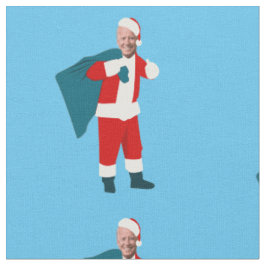 jultomten joe biden blue christmas tyg