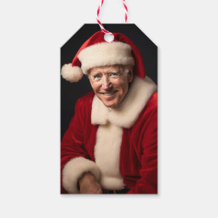 Jultomten Joe Biden Presentetikett