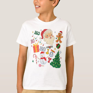 Jultomten jolly Ho Ho Ho Top T Shirt
