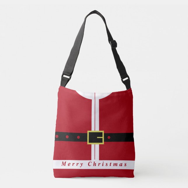 Jultomten jul Crossbody Bag Axelväska (Framsida)